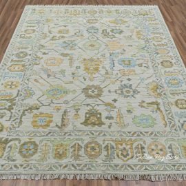 Brown Hall room Oushak Wool Rug (Copy)